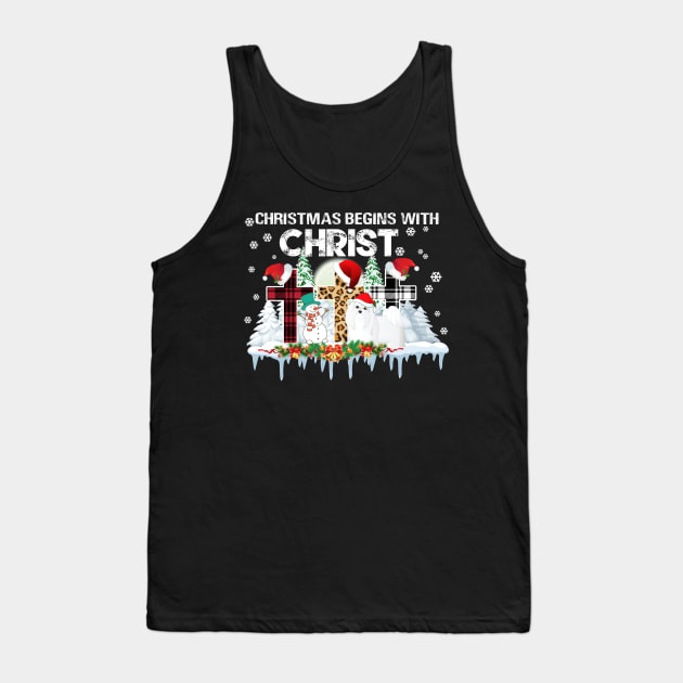 Maltese Christmas Begins With Christ Costume Xmas Gifts Tank Top by marcrosendahle